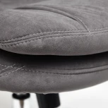 Кресло SOFTY LUX флок , серый, 29 Tetchair 13591