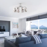 Потолочная люстра Eurosvet Scoppio 10101/8 хром/прозрачный хрусталь Strotskis (220V)