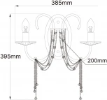 Бра Chiaro Валенсия 299021802