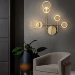 Настенный светильник Wi-Fi Zingy E Brass ImperiumLoft Zingy01 (LED, 220V, пульт управления)