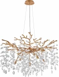 Подвесная люстра хрустальная Arte Milano Milano-1 23110.760.10.G9.B IB (220V, на тросе)
