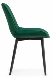 Стул Notta на металлокаркасе Седа К зеленый / черный 502097