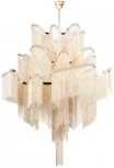 Подвесная люстра каскадная большая Loft It Stream 10208/1000 Gold (220V, на цепи)