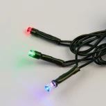 Гирлянда светодиодная. 50м. 500 светодиодов. Разноцветный свет. ULD ULD-S1000-120/TBK WARMWHITE-WHITE IP67 Uniel