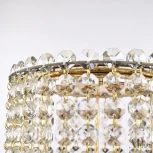 Интерьерная настольная лампа хрустальная APL LED Sicilia SH500.L3.17-26.B.Gd.E14