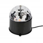 Светодиодный светильник-проектор, многоцветный. USB провод (в/к) Volpe ULI-Q312 3W/RGBYP BLACK
