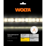 Светодиодная лента Wolta WLS2835-12W/3000/12H120-01 SMD2835 12Вт 3000К 12В IP20 120 led/m