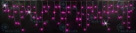 Гирлянда светодиодная Бахрома розовая с мерцанием 220B, 112 LED, провод прозрачный, IP54 RL-i3*0.5F-T/P Rich LED