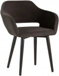 Стул с подлокотниками Stool Group Саймон велюр темно-коричневый УТ000025163