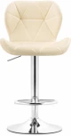 Барный стул Woodville Trio beige / chrome