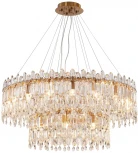 Подвесная люстра ярусная большая Legacy 2158/05/26P Stilfort (220V, хрусталь, подвески)