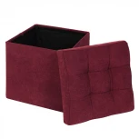 Пуфик Dreambag складной Бордовый Велюр 13559