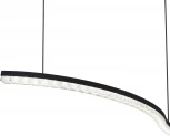 Подвесной светильник ST Luce SL1018 SL1018.403.01 черный/прозрачный LED 1*65W 4000K (220V, на тросе)
