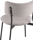 Стул Амелия велюр светло-серый Stool Group арт.УТ000039953