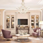 Выключатель одноклавишный с подсветкой (шампань) Stekker Катрин 39591