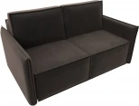 Диван прямой Либерти мини (Коричневый/Велюр) Лига Диванов арт.121897