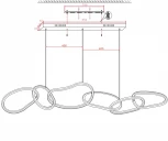 Подвесной светильник Kink Light Сена 07609-6AL,02