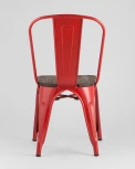 Стул Stool Group TOLIX WOOD красный глянцевый УТ000001188