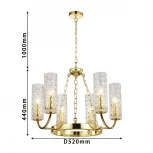 Подвесная люстра Favourite Syreni 2817-6P