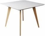 Стол R-Home Лунд квадратный 860*860 Мрамор Бьянко