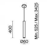 Подвесной светильник Maytoni Pro Focus MOD161PL-01W1 (220V, на проводе, круглые)