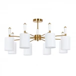 Потолочная люстра на штанге Arte Lamp Waverley A4102PL-8PB (220V)