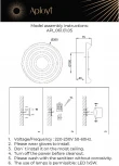 Настенный светильник Aployt Anecia APL.061.01.05 (LED, 220V, круглые)