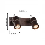 Спот Favourite Arcu 2025-2W (220V, круглые)