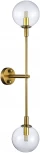 Бра ST Luce Chieti SL1506.201.02 Золотистый/Прозрачный G9 2*5W (220V, шарики)