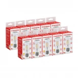 Лампочка светодиодная филаментная прозрачная груша E27 5W Thomson A60 TH-B2057