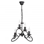 Подвесная люстра Vitaluce V3359/4 (220V, ковка, на цепи, свеча)