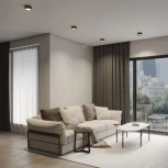 Светильник накладной светодиодный с переключ. цв. температуры Novotech Orbis 359597 черный IP20 LED 18W 220-240V 3000К\4000К\6000К