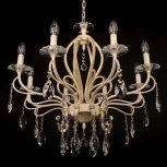 Подвесная люстра Abrasax Petra 3004/8P (220V, на цепи, свеча)