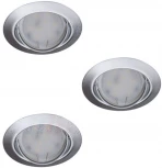 Комплект из 3-х встраиваемых точечный светильников Kanlux TRIBIS 23847 (220V, круглые)