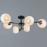 Потолочная люстра на штанге ILLUMICO IL0469-6CSQ-24 BK AB LIBRA (220V)