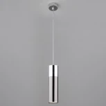 Подвесной светильник Eurosvet Double Topper 50135/1 LED хром/черный жемчуг (220V, на проводе)