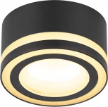 Встраиваемый точечный светильник ЭРА DK113 BK (220V)