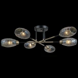 Потолочная люстра на штанге ILLUMICO IL0255-6CSQ-79 BK AB (220V)
