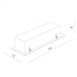 Встраиваемый точечный светильник Arte Lamp Cardani Piccolo A5941PL-4GY