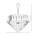 Подвесная люстра Modelux MODELUX ML.6777.28P GD