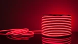 Светодиодная лента Elektrostandard Светодиодный гибкий неон 220V 9,6W 120Led 2835 IP67 односторонний красный, 50м