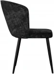 Стул DikLine 347 микровелюр M18 черный, ножки черные