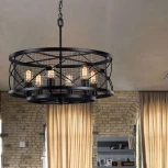 Подвесная люстра Favourite Mesh 1783-6P (220V, на цепи, подсвечник, свеча)