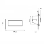 Настенный светильник уличный Lightstar Estra 383592 (LED, 220V, IP55)