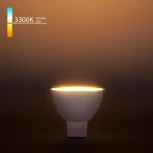 Лампочка светодиодная G5.3 5 Вт полусфера белая Elektrostandard JCDR01 5W 220V 3300K