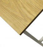 Компьютерный стол LUCIA H475 Дуб натуральный / белый каркас M-city 629M04938