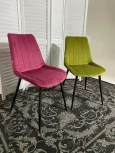Обеденный стул M-City FLIP фуксия, велюр G108-43