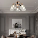 Потолочная люстра на штанге Arte Milano Napoli 324119/5 FG+BK (220V)