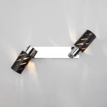 Спот Eurosvet Fente 20090/2 черный/хром (220V, выключатель)