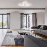 Потолочная люстра RGB с пультом, светодиодная Escada Centauri 10263/5LED BL (220V)